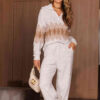 Conjunto Tricô Branco Mescla
