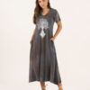 Vestido Tie Dye Árvore Da Vida