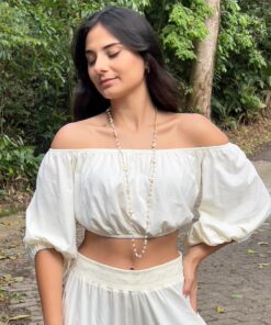 Cropped Bufante Off White