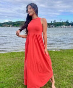 Vestido Bali Coral